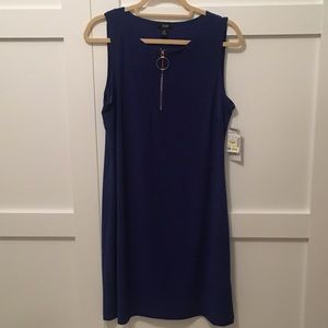 MSK blue knee length dress.  Medium